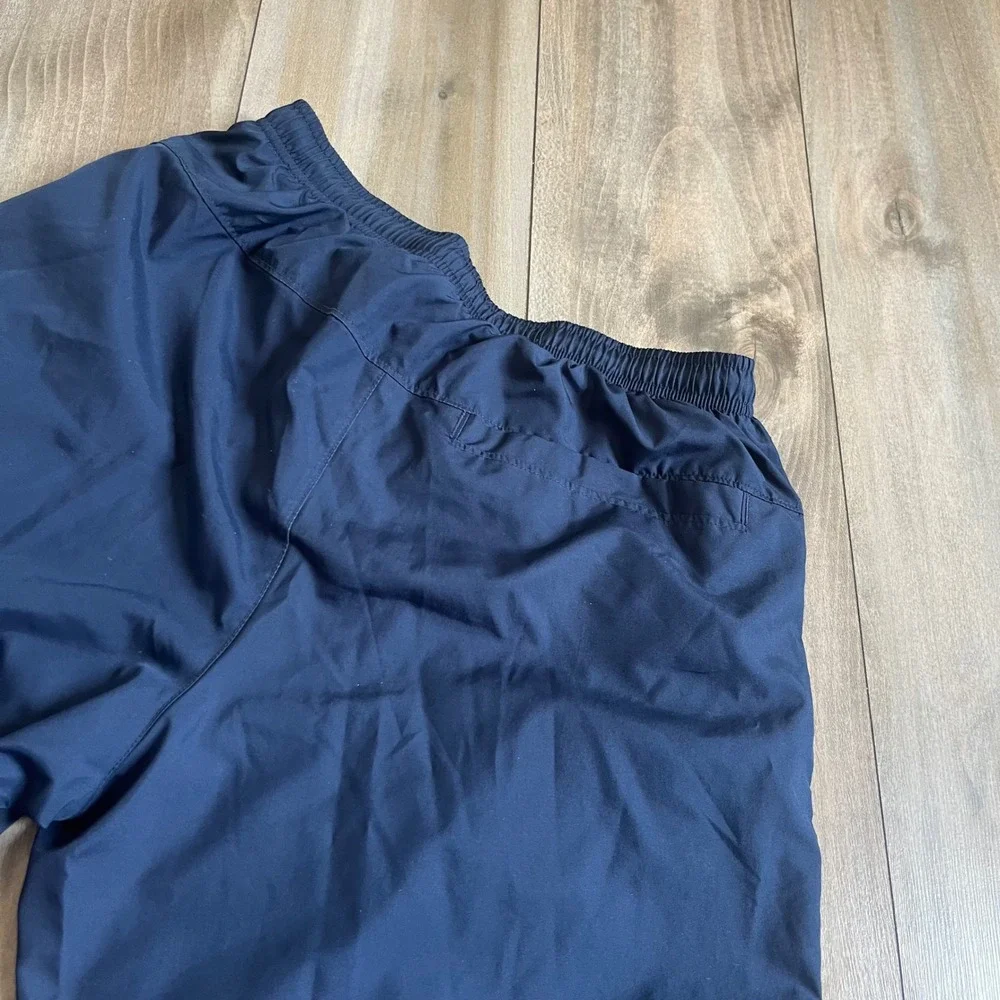 Nike Y2K Mens Navy Blue Windbreaker Track Pants Size Medium Bin D-14 - Picture 6 of 6